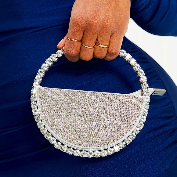 💎💎💎NWT Mini Diamond Circle Clutch 💎💎💎 - Picture 11 of 15